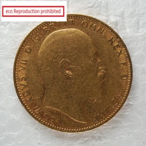 Australia Sovereign Gold Coin 1902 Edward VII - Picture 1 of 2