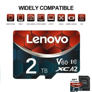Carte mémoire flash 128 Go 1 To 2 To Micro SDHC SDXC classe 10 A2 stockage haute vitesse - Photo 1 sur 20