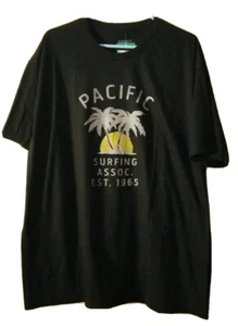 Trinity T shirt Men's XL Black Graphic Pacific Surfing Association New With Tags - Picture 1 of 6