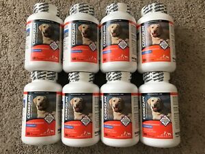 LOT OF 8 COSEQUIN DS MAXIMUM STRENGTH PLUS MSM AND HA 120 CHEWABLE TABLETS