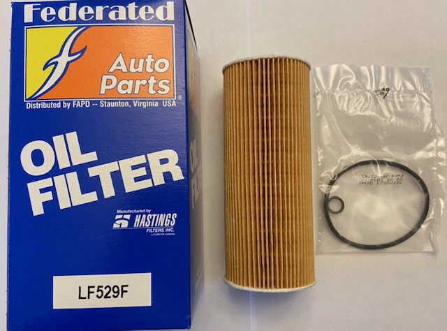 Lote de 6 filtros de aceite de motor federados LF529F hechos por MAHLE en Austria paquete de 6 Foto 1 de 4