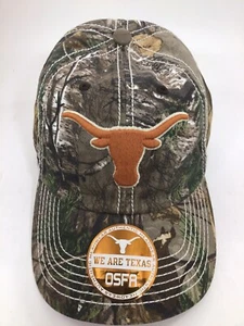 NEW Univercity Of Texas Longhorns Camo OSFA Cap - Picture 1 of 3
