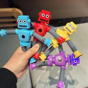 Juguete educativo de descompresión con forma de robot tubo telescópico de 2 piezas - Imagen 1 de 35