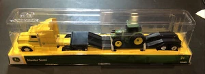 New 2021 John Deere Hauler Yellow Semi and Tractor 1:64 #37382 - Picture 1 of 8