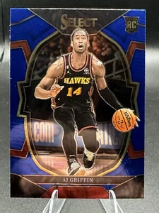 2022-23 Panini Select AJ Griffin Concourse Blue Rookie Atlanta Hawks #88 RC - Picture 1 of 2