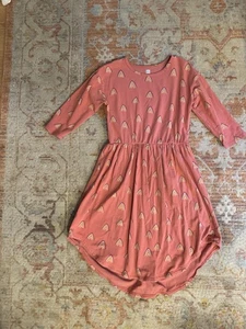 EUC Tea Collection Rainbow Dress, 3/4 Sleeves, Size 8 - Picture 1 of 2