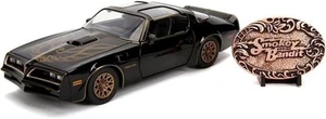 1977 Pontiac Firebird Trans Am Black with Replica Buckle Smokey and The... - Picture 1 of 3