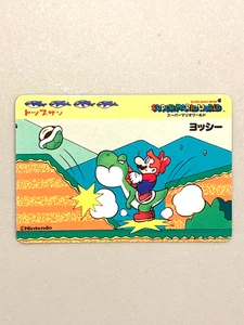 Yoshi - Super Mario World - Nintendo Topsun Top Card Japanese - Picture 1 of 2