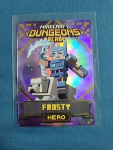 Minecraft Dungeons Arcade Series 3 (#109 Hero: Frosty) FOIL Card - Picture 1 of 2