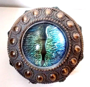 Veronese Design Dragon Eye Trinket/Stash Box with removable lid 4" x 3" *Read - Picture 1 of 3
