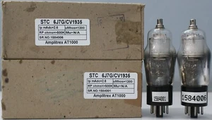 6J7G CV1935 STC NOS NIB Made in England Amplitrex tested 1MP #1584006 1584001 - Picture 1 of 12