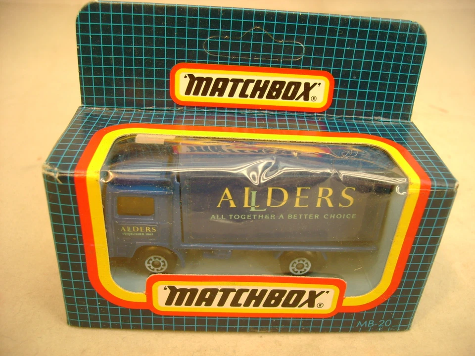 1987 MATCHBOX SUPERFAST MB20 ALLDERS VOLVO CONTAINER TRUCK NEW IN BOX - Image 1 of 4