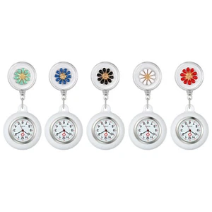 Retractable Clip on Nurse Watch for Lapel Hanging Nurse Doctor Fob Pocket Watch - Picture 1 of 18