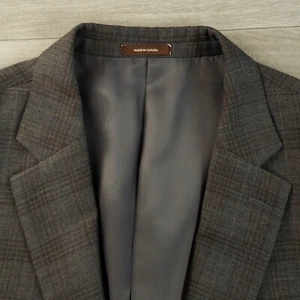 Abrigo deportivo Peter Millar para hombre 46L delgado (se adapta a 44L delgado) ventana de lana dos botones - Imagen 1 de 17