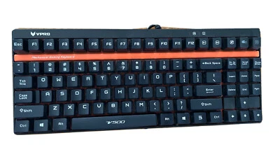 RAPOO Vpro V500 Wired Mechanical Gaming Keyboard, Clicky Keys In EUC - Image 1 of 3