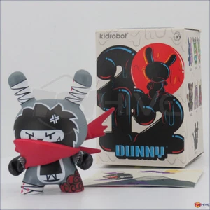 Kidrobot Dunny 2012 series Ninja Spiki by Nakanari 3-inch vinyl figure - Picture 1 of 3