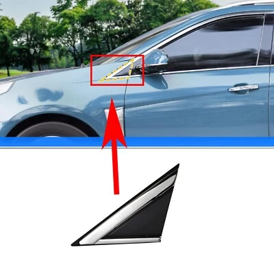 Fit for Cadillac SRX 2010-2016 Left Front Mirror Corner Triangle Molding Fender - Image 1 of 4