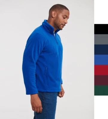 Russell Europe Herren 1/4 Zip Fleece Pullover XS-2XL Outdoor R-874M-0 NEW - Bild 1 von 4