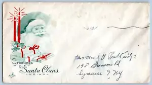 1949 GRUSS VOM WEIHNACHTSMANN INDIANA * WERBEBRIEF UMSCHLAG - Bild 1 von 2