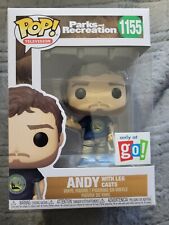 Funko Pop Television Parks And Recreation 1155 Andy With Leg Cast Go! Exclusive 