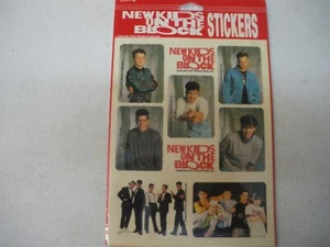 1989 Vintage New Kids On The Block Stickers - BRAND NEW NKOTB - Picture 1 of 2