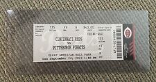 Cinti Reds vs Pitts Pirates Ticket Stub  9/24/23 Joey Votto's Last Home Game?