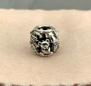Authentic Pandora Sterling Silver Santa's Elves Openwork Charm 791401 NEW - Picture 1 of 9