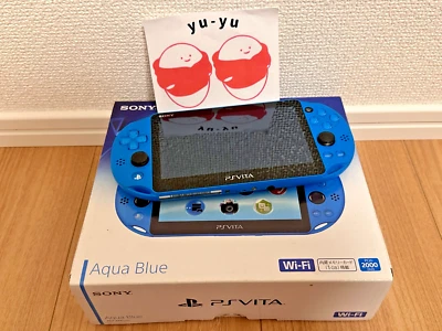 PlayStation PS Vita Wi-Fi Console 2000 SONY Aqua Blue PCH-2000ZA23 2015 - Image 1 of 4