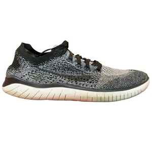 Nike Free RN Flyknit 2018 Oreo Mesh Running Shoes Womens 7.5 Casual 942839-101 - Picture 1 of 16