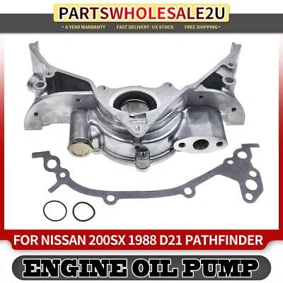 Bomba de aceite de motor para Nissan D21 1986-1994 200SX 1988 Pathfinder 1987-1995 V6 3,0 L Foto 1 de 4