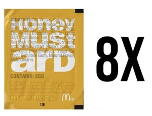 Salsa de mostaza miel McDonald's para sumergir pollo nugget Dip - Paquete de 8 (6,24 oz) - Imagen 1 de 1