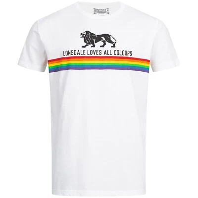 Lonsdale Loves all Colours T-Shirt Nelson - Image 1 of 2
