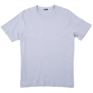 Finamore Napoli S/S 2025 Slim-Fit Gray-Blue Supima Cotton T-Shirt XL NWT Tee - Picture 1 of 5