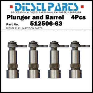 4Pcs Pump Element Plunger 512506-63 D4NN9D524B 503666 for Simms Minimec P5319 - Picture 1 of 6
