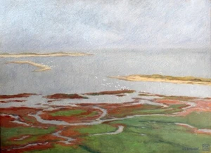 Magnus Weidemann Königshafen lista Sylt Wattenmeer Mar del Norte Hindenburgdamm Hamburgo - Imagen 1 de 3