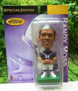 NUEVO 2000 EDICIÓN ESPECIAL BOBBBIN BOBBLER'S NFL MINNEOTA VIKINGS RANDY MOSS BOBBLE - Imagen 1 de 3