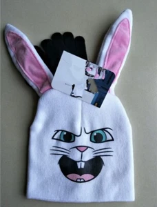 The Secret Life of Pets Snowball Rabbit Laplander Winter Hat W/ Gloves A17EFM - Picture 1 of 3