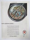1943 magazine ad for Texaco - Texaco products for aerial cameras, WW2 ad