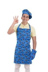 Northwest NFL Adult Unisex Tennessee Titans Scatter Print 3 Piece Chef Set - Picture 1 of 1