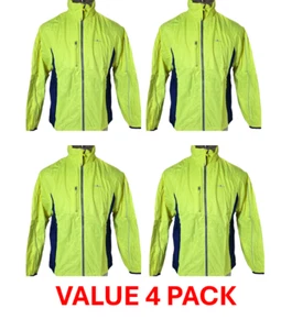 4er Pack - Crane - Unisex Sport Regenjacke - Laufen / Radfahren - gelb - SMALL - Bild 1 von 13
