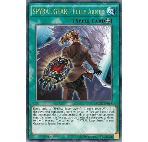 Yugioh - SPYRAL GEAR - Fully Armed (Ultra Rare) (Unlimited) - MACR-EN088 P - Image 1 of 1