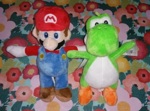 Super Mario And Yoshi 11" Plush Stuffed Toy NEW Officianl Nintendo - Picture 1 of 6