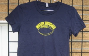 (L) Ladies Miller Lite Beer T Shirt FOOTBALL Bar staff NFL Colllege LG Michigan - Picture 1 of 12