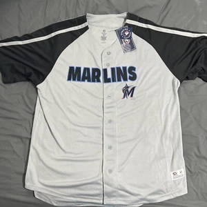 New Men’s XL Miami Marlins Baseball Jersey - Picture 1 of 4