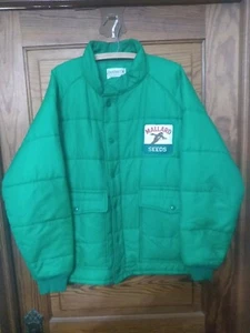 Rare Vintage Mallard Seeds Farm Quilted Puffer Jacket Size L - Picture 1 of 12