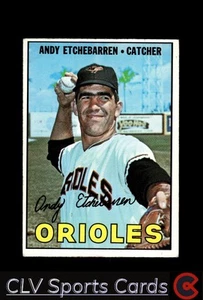 Baseball sports Topps Andy Etchebarren Baltimore Orioles Very Good - Picture 1 of 2