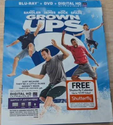 GROWN UP 2 (Blu-ray/DVD, 2013, 2-Disc Set), Adam Sandler, Kevin James, Chris Ro - Image 1 of 2