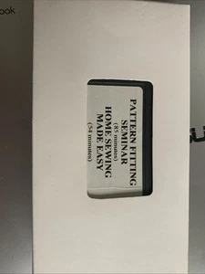 NEW Pattern Fitting Seminar and Home Sewing Made Easy VHS 3 Hours 1995 - Picture 1 of 2