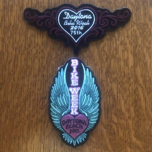 Daytona Bike Week Motorrad Rallye Souvenir Patch 2015-2016 - Bild 1 von 5