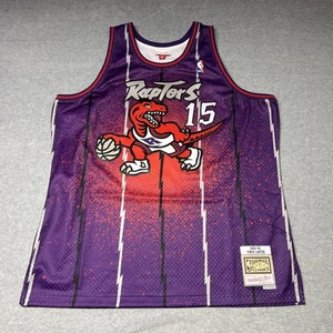 Mitchell And Ness Men’s Jersey Size 2XL Vince Carter Raptors Basketball Purple - Picture 1 of 11